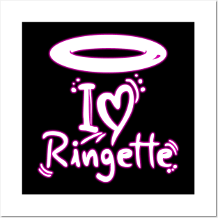 I Heart Ringette Posters and Art